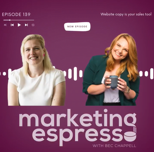 marketing espresso podcast with leonie waldron